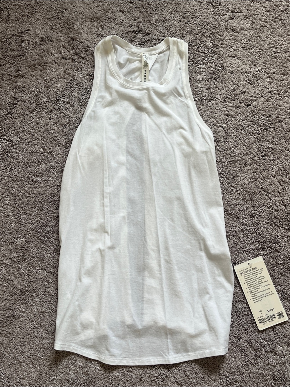 Lululemon White Tank